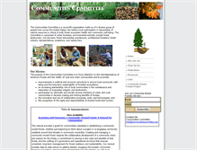 Tablet Screenshot of communitiescommittee.org